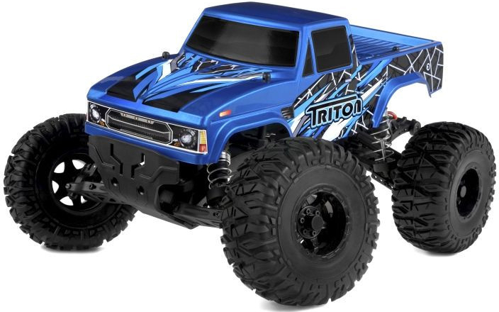 Corally Team TRITON SP Monster Truck 2WD RTR stejnosměrný motor bez LiPo bez nabíječe PE_C-00250 1:10