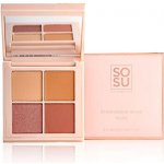 SOSU Cosmetics Eyeshadow Quad paletka očních stínů Nude 4,8 g – Zbozi.Blesk.cz