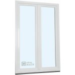 Kömmerling balkonové dveře 70 AD O+OS klapačka levé bílá 120 x 210 cm jednostranná klika + madýlko + PVC rám – Hledejceny.cz