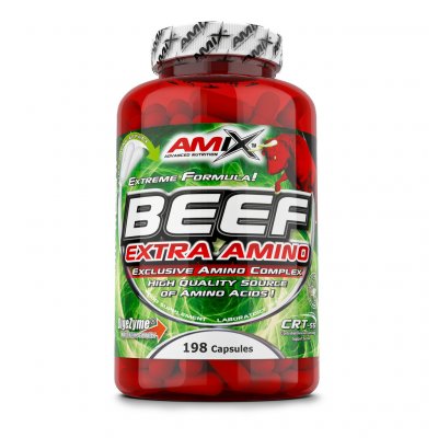 Amix Beef Extra Amino 198 kapslí – Zboží Mobilmania