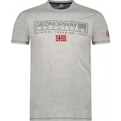 Geographical Norway tričko pánské JASIC šedá