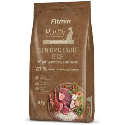 Fitmin Purity Rice Senior&Light Venison 2 kg – Hledejceny.cz