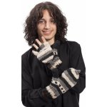 Vlněné převlékací rukavice černo-bílé III. – Hledejceny.cz