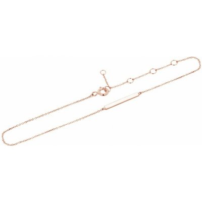 Eppi Zlatý minimalistický náramek na nohu josiah LB43834 – Hledejceny.cz