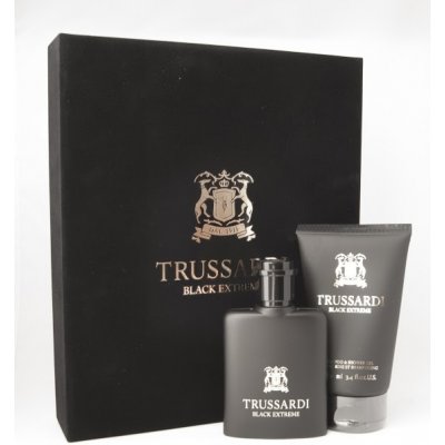 Trussardi Black Extreme EDT 100 ml + 100 ml Sprchový gél pro muže EDT dárková sada – Zbozi.Blesk.cz