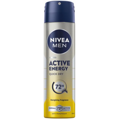 Nivea Men Active Energy deospray 150 ml – Hledejceny.cz