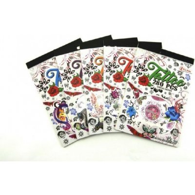 Teddies Tetování barevné 280ks v bloku skladem – Zboží Mobilmania