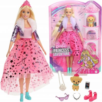 Barbie Princes adventure Princezna blondýnka – Zbozi.Blesk.cz