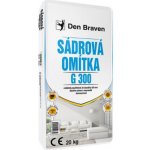 Výprodej - 39047 Sádrová omítka G300, pytel 5 kg, bílá