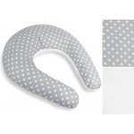 Bellatex Povlak na kojicí polštář na zip Puntík šedá bílá – Sleviste.cz