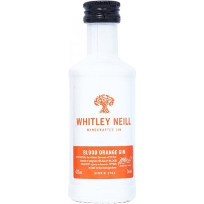 Whitley Neill Blood Orange Gin 43% 0,05 l (holá láhev) – Hledejceny.cz