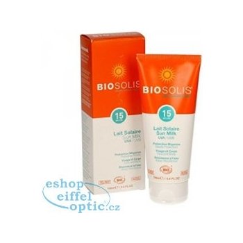 Biosolis mléko na opalování SPF15 100 ml