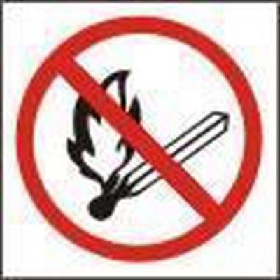 Zákazová bezpečnostní tabulka - Zákaz manipulace s plamenem, plast – Zboží Mobilmania