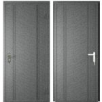 DoorHan Vchodové dveře ECO 980 x 2050 mm, pravé (antique stříbro) – HobbyKompas.cz