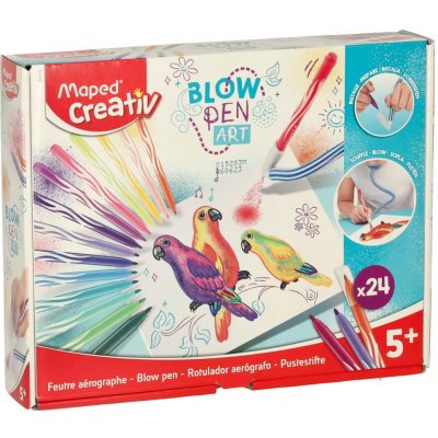 Maped Sada Creativ Blowpen Pop´Art Foukací pero 24 barev – Hledejceny.cz