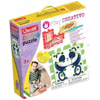 Quercetti 2835 Play Creativo Lacing Puzzle – Sleviste.cz