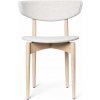 Jídelní židle Ferm Living Herman Wood white beech / off-white