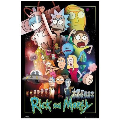 PLAKÁT 61 x 91,5 cm|RICK AND MORTY – Zboží Dáma