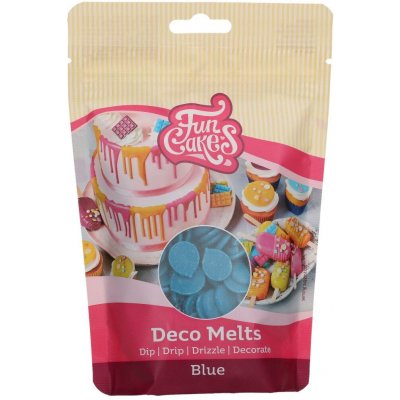 FunCakes Deco Melts poleva tmavě modrá 250 g – Zboží Dáma
