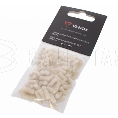 Filcové čištění hlavně Venox 4,5 mm 100ks – Hledejceny.cz