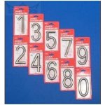 Číslo domovní "6" 75mm, samolepící, bronzové – HobbyKompas.cz