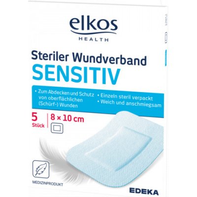 Elkos HEALTH sterilní krytí na rány sensitive 5 ks – Zbozi.Blesk.cz