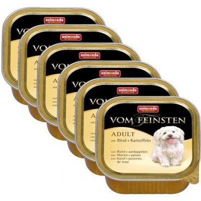 Animonda Vom Feinsten Adult Dog hovězí a brambory 6 x 150 g – Zboží Mobilmania