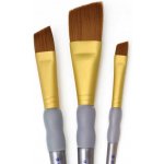 Sada zešikmených syntetických štětců Royal & Langnickel 3 kusy – Hledejceny.cz