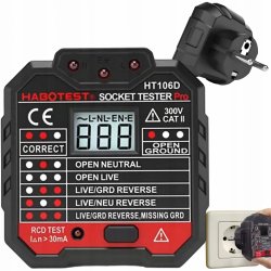 Habotest HT106D socket tester with digital display