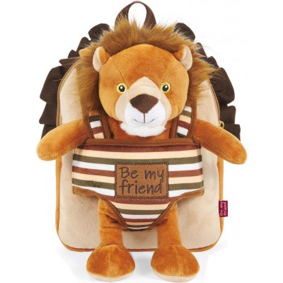 Lamour oboustranný batoh s plyšovým lvíčkem 4l L24186