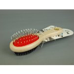 Trixie kartáč dřevěný oválný oboustranný malý 6 x 17 cm – Zboží Dáma