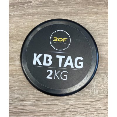 3D Fitness Přídavné závaží na kettlebell 2 kg 3D Fitness – Zboží Dáma