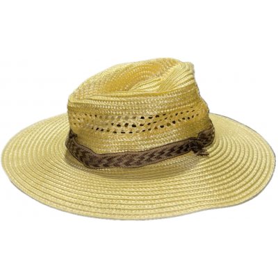 Sláměný klobouk s hnědým páskem – Sleviste.cz