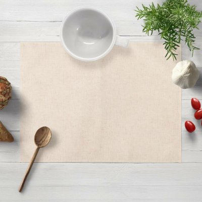 Biante Dekorační prostírání Elen PM-128 Přírodní režná 35x45 cm – Sleviste.cz