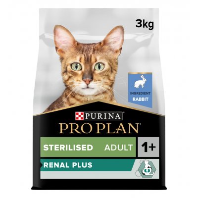 Pro Plan Adult Sterilised Renal Plus králík 3 kg – Sleviste.cz