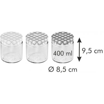 Tescoma zavařovací sklenice Della Casa 3 x 400ml – Zboží Dáma