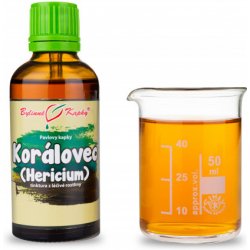 Bylinné kapky Korálovec ježatý plodnice tinktura 50 ml