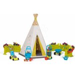 Smoby Stan přírodní Indoor&Outdoor Teepee Evolutive nastavitelný s nářadím na zahradu od 24 m – Zboží Mobilmania
