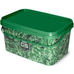 Delphin Hranatý kbelík s víkem c2g / kamufláž 5 l – Zboží Dáma
