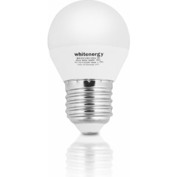 Whitenergy LED žárovka SMD2835 G45 E27 7W teplá bílá