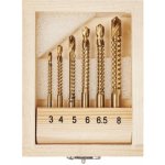 Kraft-Dele Kraft&Dele KD997 – Sada 6 frézovacích nástrojů 3–8 mm – Sleviste.cz