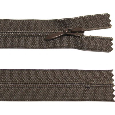 WICO Spirálový zip no.3 nerozepínací 28cm - tmavě hnědý – Hledejceny.cz