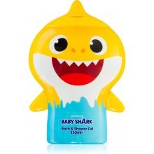 Corsair Baby Shark sprchový a koupelový gel pro děti Yellow 350 ml