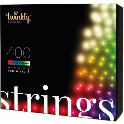 TWINKLY Smart LED vánoční řetěz Strings TWS400SPP-BEU 20m WiFi – Zboží Mobilmania