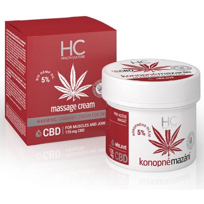 Health Culture CBD konopné mazání hřejivé 125 ml – Hledejceny.cz