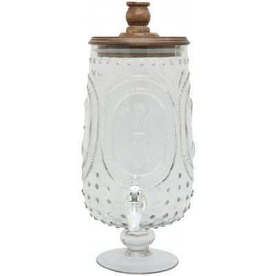 Chic Antique Nádoba na limonádu Top Mango Wood 5 l, čirá barva, sklo – Zboží Dáma