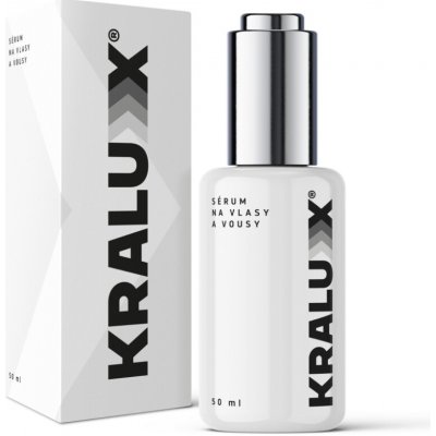 Kralux – sérum na vlasy a vousy proti šedinám a vypadávání 50ml – Hledejceny.cz