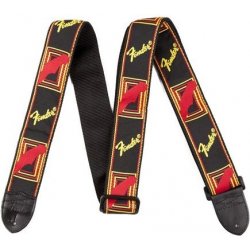 Fender Mono strap BLK/YELLOW/RED