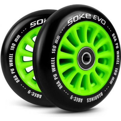 Soke 100 mm zelená 2 ks – Zboží Dáma