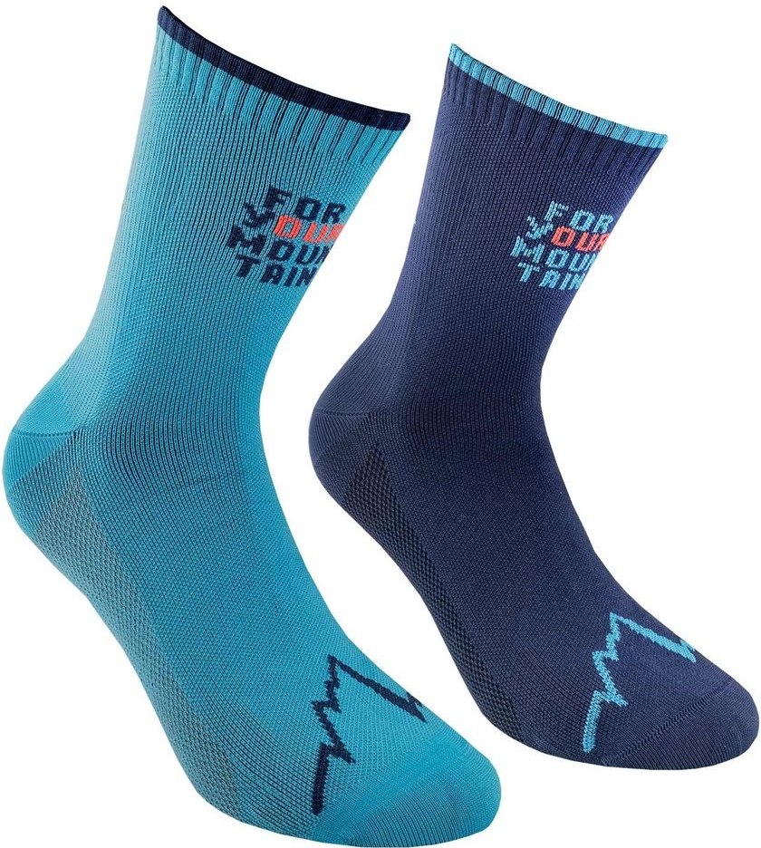 La Sportiva For Your Mountain Socks Storm Blue/Lagoon